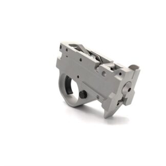 TWO STAGE TRIGGER UNIT FOR 10/22 SILVER BLK CURVED EXTENDED