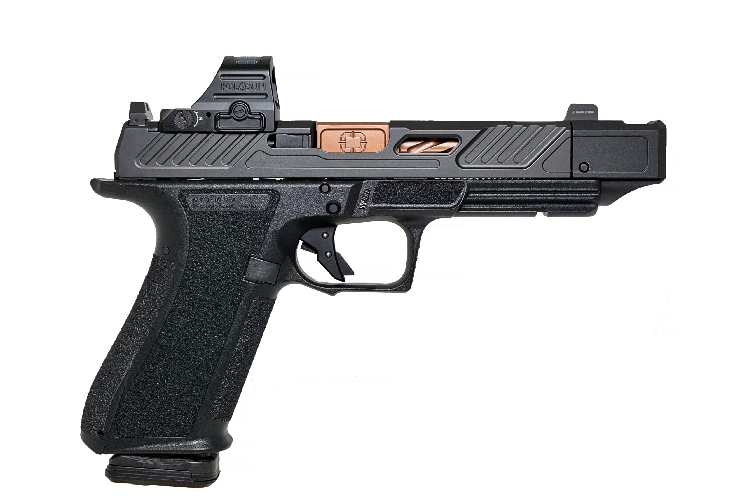 Shadow Systems DR920P Elite 9mm Striker-Fired Semi-Auto Pistol 17+1 Rounds Black/Bronze
