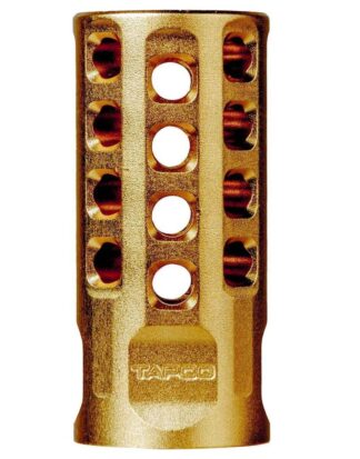 Tapco 10/22 Muzzle Brake Gold Anodized Aluminum, .22 LR, 1/2x28 Threads