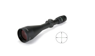 Trijicon AccuPoint 2.5-10x56 Illuminated Green Mil-Dot SFP Reticle, 30mm Tube, Matte Finish