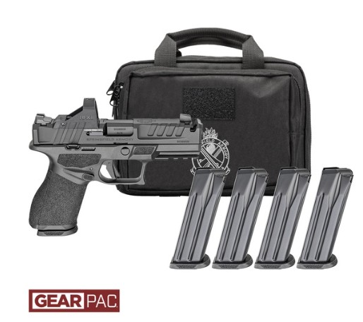 Springfield Armory Hellcat Pro Comp OSP 9mm Semi-Auto Pistol, 10+1, Black Melonite