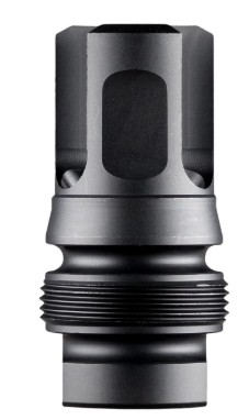 Dead Air Silencers Xeno GOV 3-Prong Flash Hider, 6mm, 1/2x28, Black