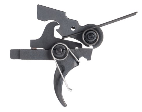CMC Triggers Single Stage Component Trigger, Curved, Small Pin, 2.5 lb Pull, Black