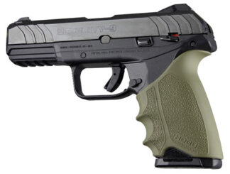 Hogue HandAll Beavertail Grip Sleeve for Ruger Security-9, Rubber, Textured OD Green