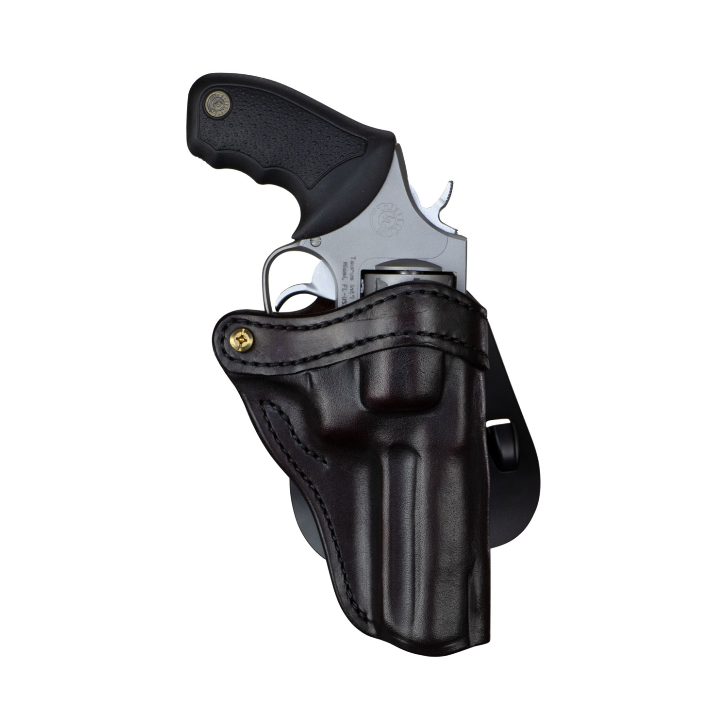 1791 Gunleather RVH2 Paddle Holster, Signature Brown Leather, Right Hand, Adjustable Cant