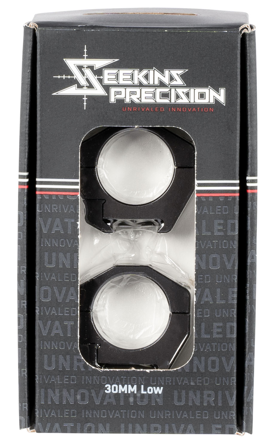 Seekins Precision 30mm Scope Rings .82" Low 4-Cap Screw Matte Black