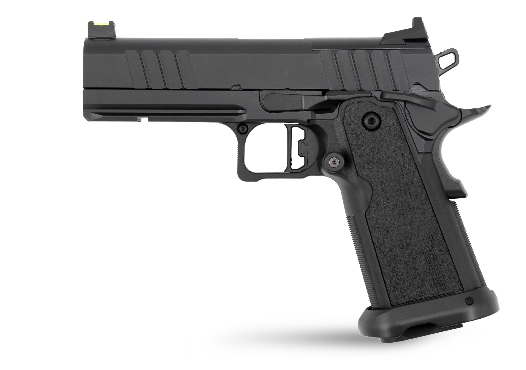 Tisas Carry 9 1911 Double-Stack Semi-Auto 9mm 4.25 in Bull Barrel QPQ Black Dovetail