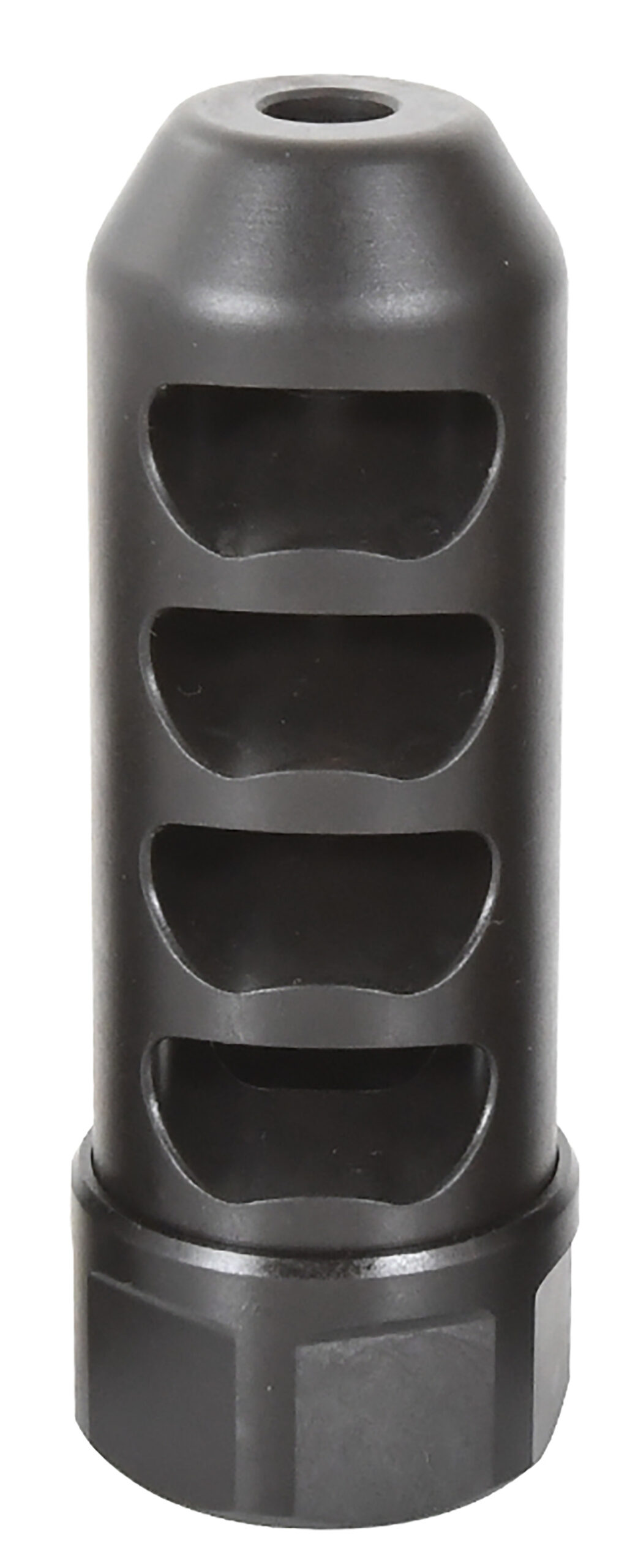 American Precision Firearms Gen 2 Fat Bastard Self-Timing Brake 5/8x24 for 338 Cal, Black Nitride Stainless