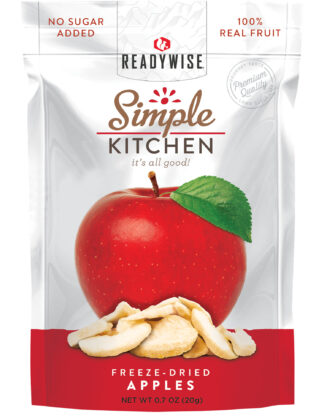 Readywise Simple Kitchen Sweet Apples Freeze-Dried Fruit 1 Serving Pouch