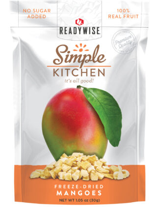 Readywise Simple Kitchen Freeze Dried Fruit Mango 1 Serving Pouch