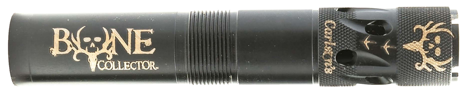 Carlson’s Choke Tubes 80155 Bone Collector Turkey Ported Extended 20 Gauge Matte Black 17-4 SS