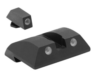 Meprolight USA 127403101 Tru-Dot  Green Tritium White Outline Front Sight-Green Tritium White Outline Rear Sight Smith & Wesson SIGMA/SDVE