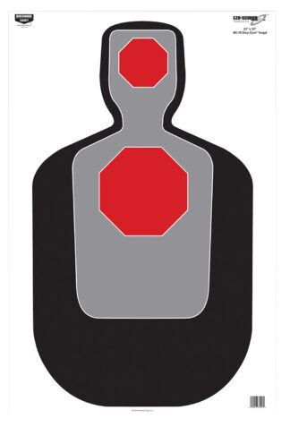 Birchwood Casey EZE-Scorer BC-19 Silhouette Paper Targets 23 in x 35 in, 100 Per Pkg