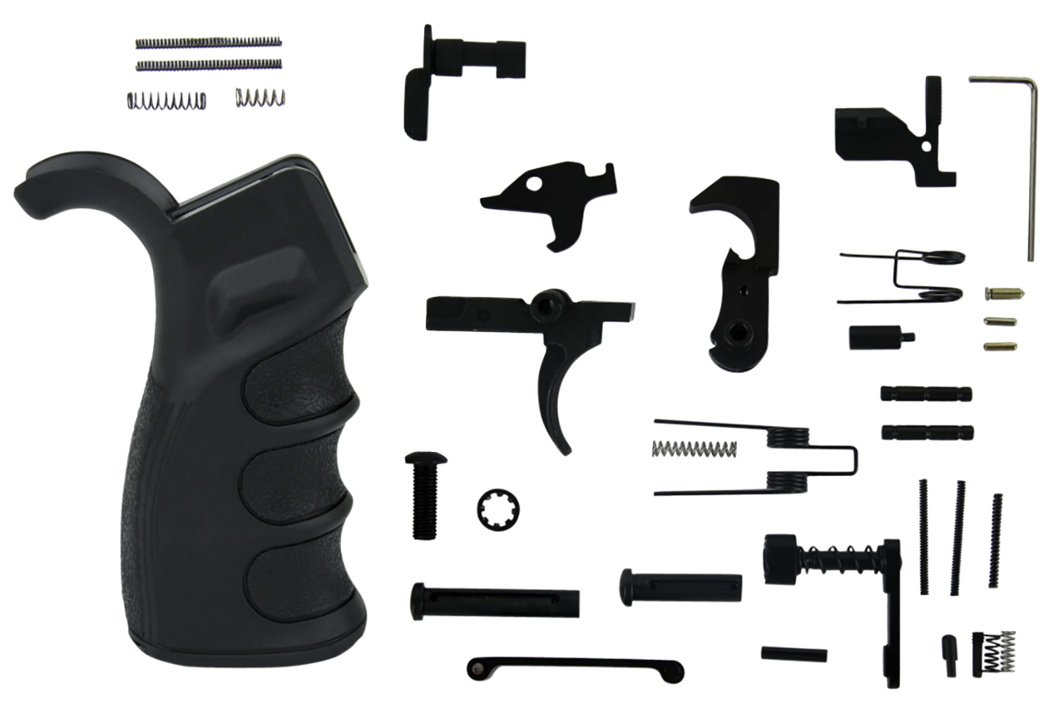 TacFire LPK02USAB AR-15 Lower Parts Kit, Black