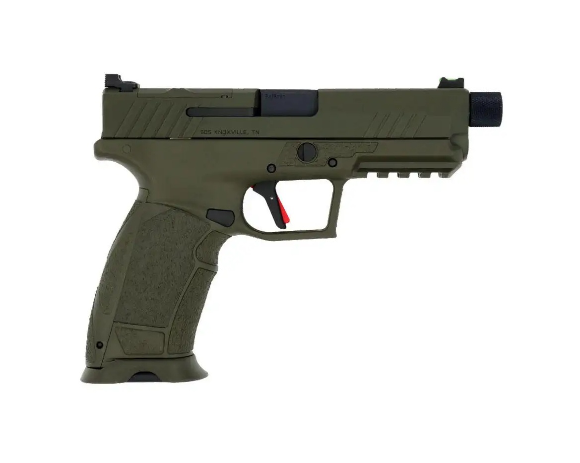 Tisas PX-9 Duty Single Action 9mm Threaded Barrel 4.6 in, 20+1, ODG, RMR Cut