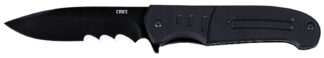 CRKT Ignitor Assisted Opening Folding Knife 3.48" Drop-Point Blade, 8Cr13MoV