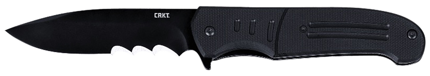 CRKT Ignitor Assisted Opening Folding Knife 3.48" Drop-Point Blade, 8Cr13MoV