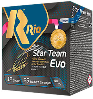 Rio Ammunition Star Team EVO 12 Gauge 2.75 in #8 1 oz Shot 25 Rounds