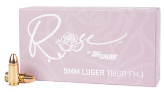 SIG Sauer Rose 9mm 115 gr FMJ 50-Round Box