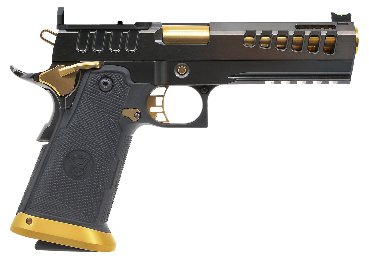 WATCHTOWER Firearms DEMOLITIA9MM5ELITE 9mm Double-Stack Semi-Auto 5 in Ported Barrel Graphite PVD