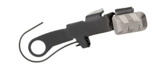 Tyrant Cnc Extended Slide Release for Glock 17/19/22/23/24/25/27/31/32/33/34/35 Gen2-4, Gray, 6061 Aluminum