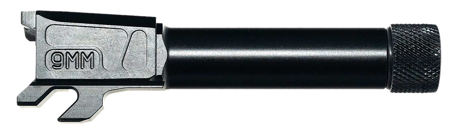 FAXON Duty Series 9mm Luger Threaded Black Nitride Steel Barrel, Rate of Twist 1:10"
