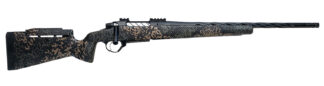 Seekins Precision 0011710237-F Havak PH3 6.5 PRC 24" Black Fluted Threaded Barrel, Black Picatinny Rail Steel Receiver, Adj Cheek Riser Woodland Shadow Synthetic Stock