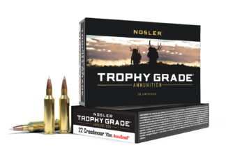 Nosler Trophy Grade .22 Creedmoor 70 Grain AccuBond Ammo