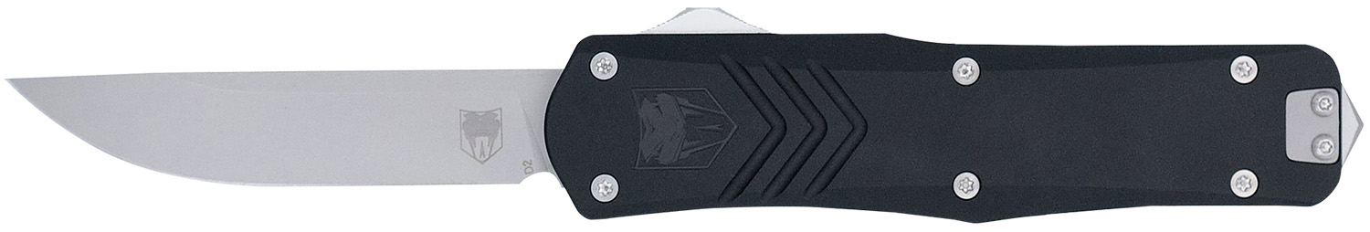 Cobratec Knives FS-X Gen III Medium OTF 3 in D2 Steel Drop Point Stonewashed Blade