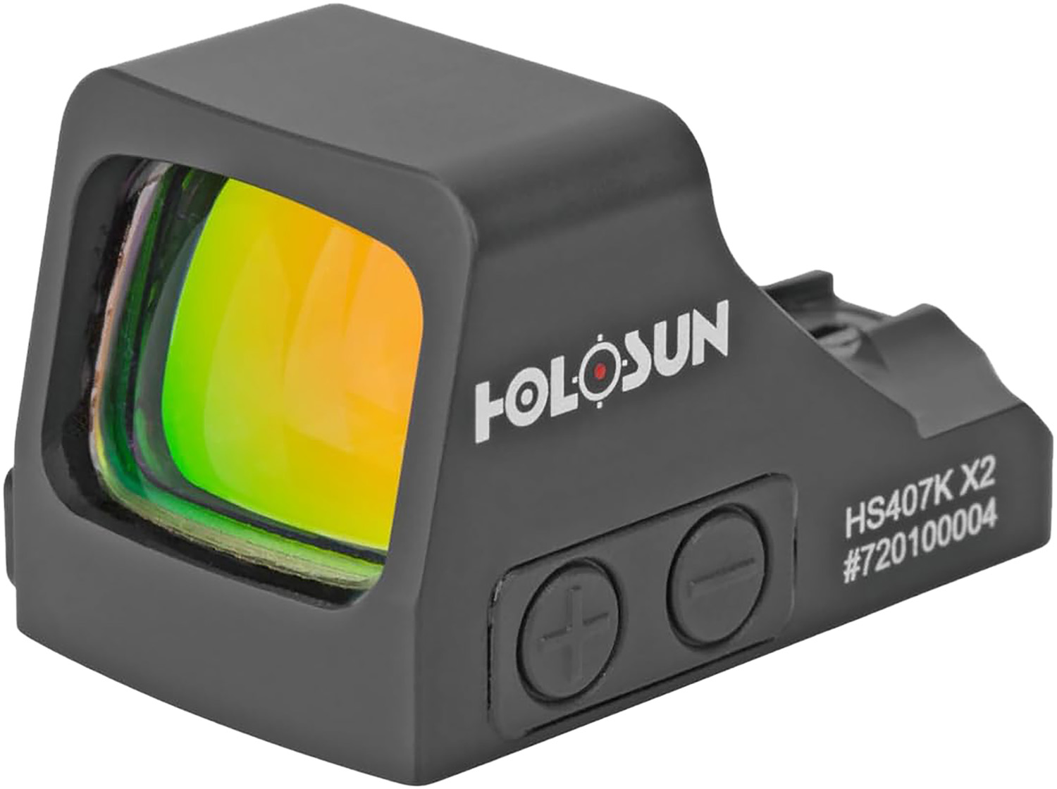 Holosun HE407K-GD-X2 Reflex Sight 6 MOA Gold Dot, Black, 1.60 in