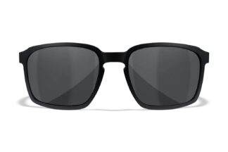 Wiley X ALFA Safety Glasses, Smoke Gray Lens, Polycarbonate, Matte Black Frame