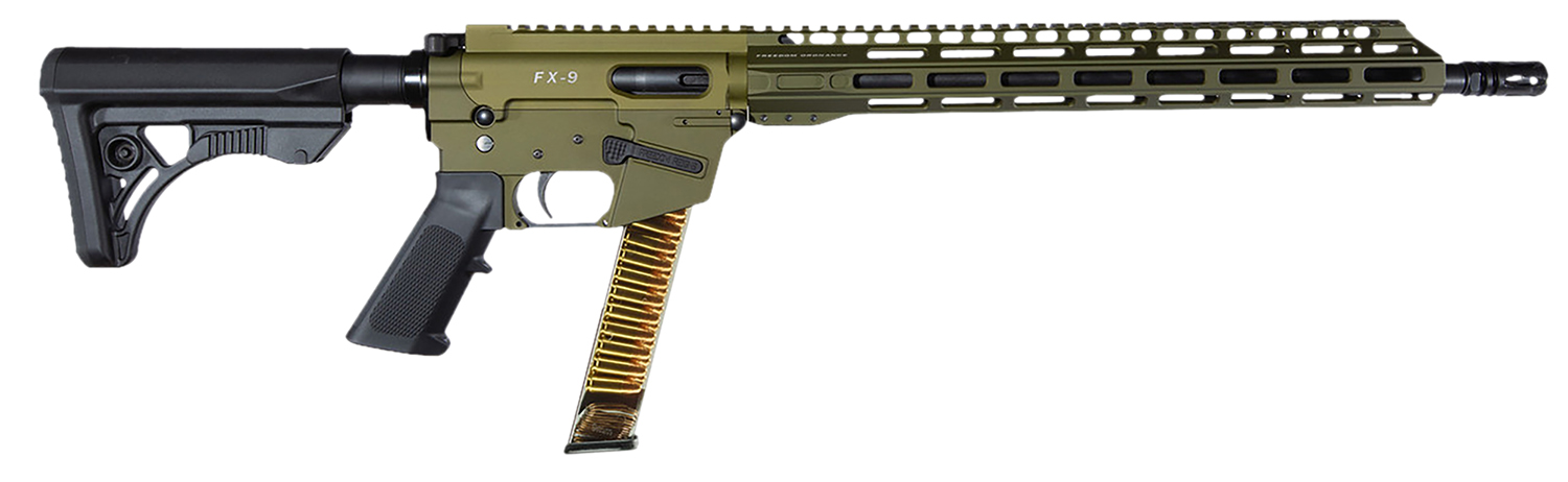 Freedom Ordnance FX9R Semi-Auto 9mm Luger 16 in Barrel Optics-Ready