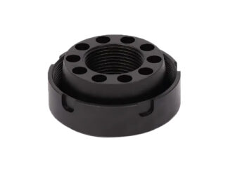 SilencerCo Charlie Direct Thread Mount, M18x1 Thread Pitch, Stainless Steel Oxide Black
