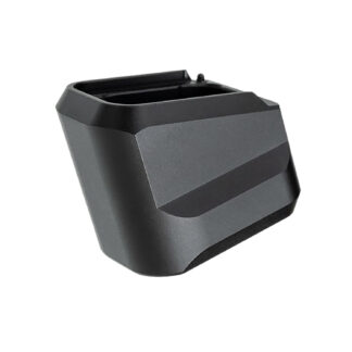 Tyrant CNC TDVP9MAGEXBLACK Magazine Extension Base Pad for VP9/VP40/VP9SK, Black Aluminum