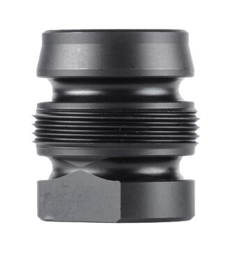 Dead Air Silencers Xeno Xemax Muzzle Brake/Adapter 9/16x24 RH, Black 4140 HT Alloy Steel