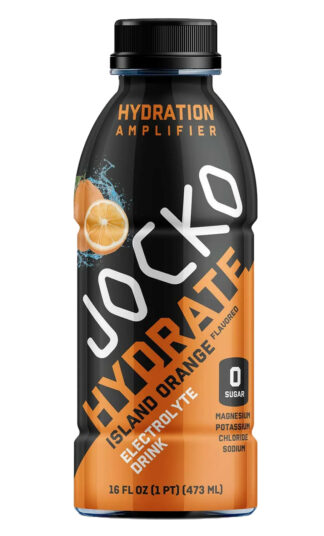 JOCKO Fuel 29760 Island Orange Hydrate Drink, 16 oz, 12-Pack