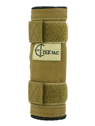 Cole-tac BPC102 Baby Python Suppressor Cover Fits 5" Long Cordura Nylon Coyote Brown