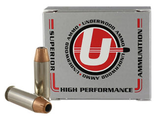 Underwood Ammo 738 .454 Casull 360 gr Wide Nose Gas Check Hard Cast, Black Cherry Coated (20)