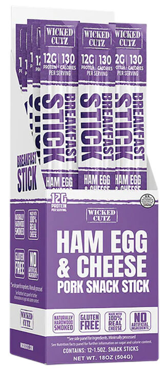 WICKED CUTZ Ham Egg & Cheese Breakfast Sticks 12-Pack