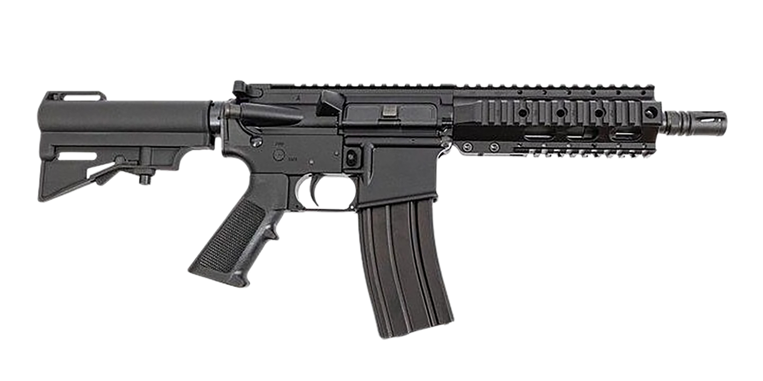 DPMS Panther Arms Kitty Kat 300 AAC Blackout 7.5 in Threaded Pistol, 30+1, Black Brace