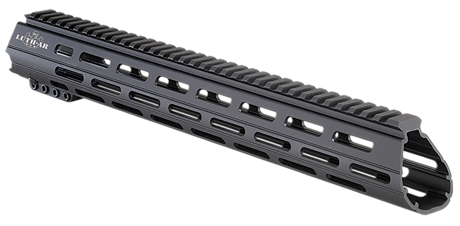 Luth-AR HG-LW15M Vented Aluminum Palm Handguard, Black Hardcoat Anodize, M-LOK, 15 in