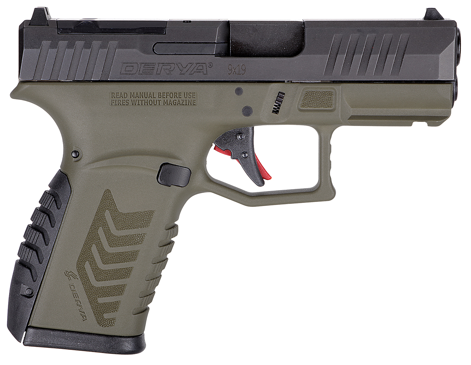 Derya DY9Z 9mm Striker-Fired Semi-Auto Pistol, 3.5 in Barrel, 10+1 Rounds