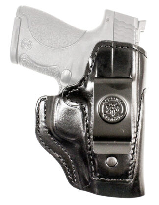 DeSantis Inside Heat IWB Black Saddle Leather Holster Fits Springfield Hellcat Pro