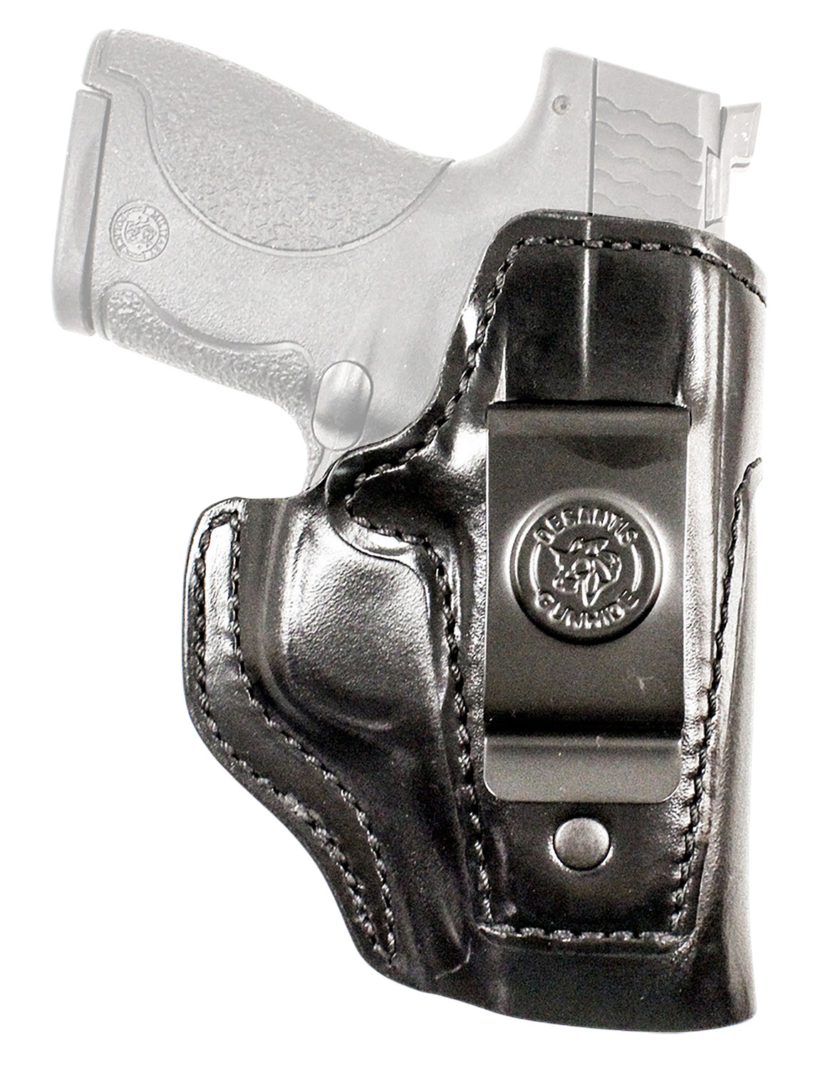 DeSantis Inside Heat IWB Black Saddle Leather Holster Fits Springfield Hellcat Pro