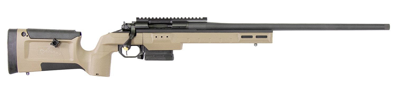 Larue Tactical Siete 6.5mm Creedmoor 23 in Bolt-Action Rifle, Threaded Barrel, FDE