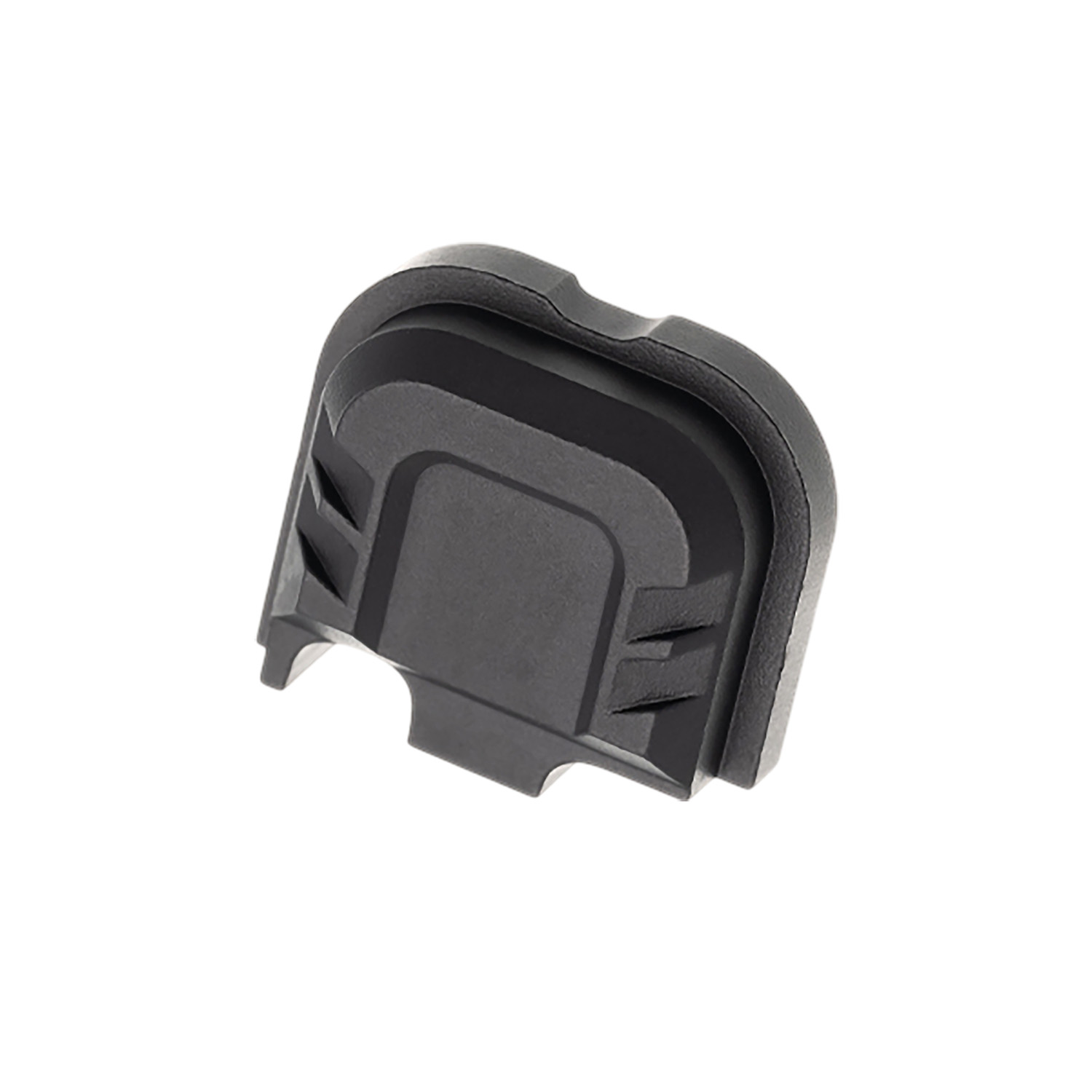 Tyrant CNC TDG43X48SPBLACK Slide Cover Plate, Chevron Design, Black Aluminum