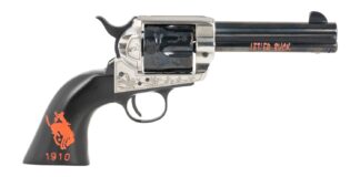 Pietta 1873 Great Western II Pendleton Round?Up Single-Action .45 Long Colt, 4.75 in Blued Engraved