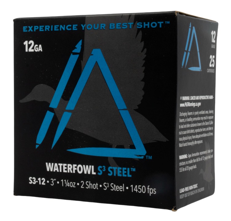 APEX Ammunition S312-2 12 Gauge 3 in 1-1/4 oz #2 Shot Steel 25 Rounds
