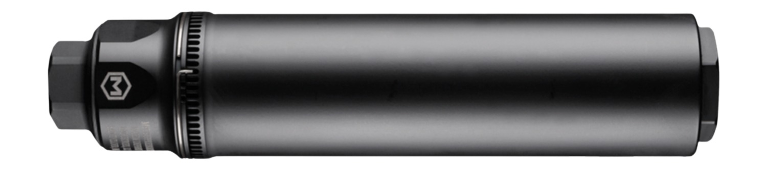 Maxim Defense Industries DSX Suppressor 5.56 NATO, Black Stainless Steel/Titanium Finish