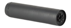 FUQUA Precision Machining FPM Nein 36 Cal Direct-Thread Suppressor, 1.60 in, Black Titanium